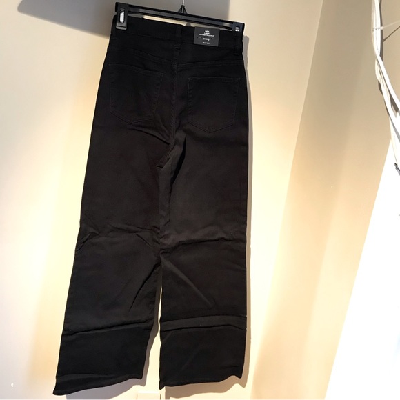 H&M Divided High Rise Wide Leg Black Jeans NWT - Picture 10 of 16